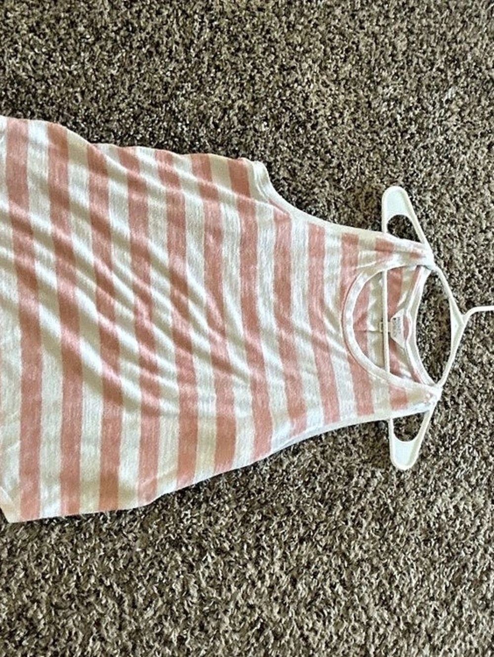 Market & Spruce Striped Tank Top in Pink & White